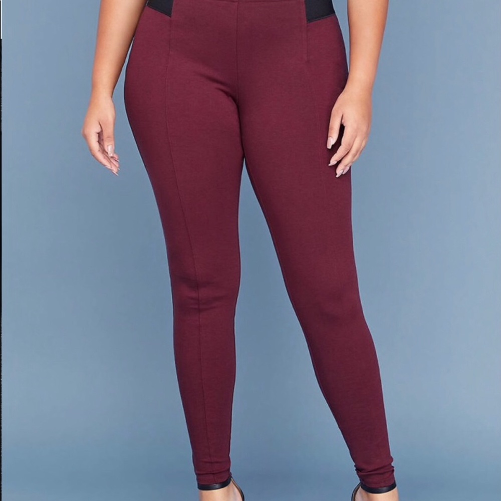Lane Bryant pull on ponte legging pants